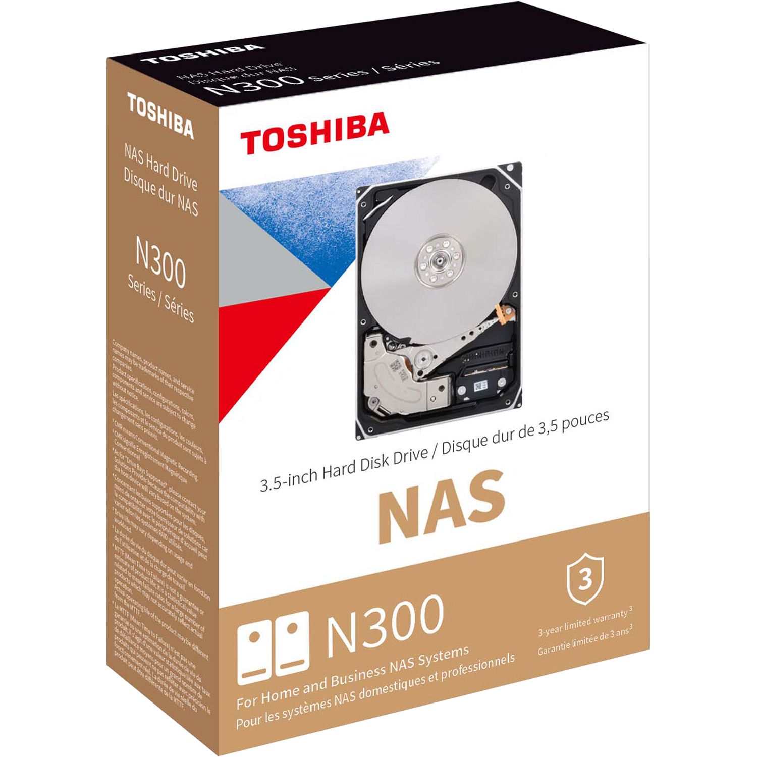 Жесткий диск Toshiba N300 NAS 8Tb (HDWG780XZSTA)