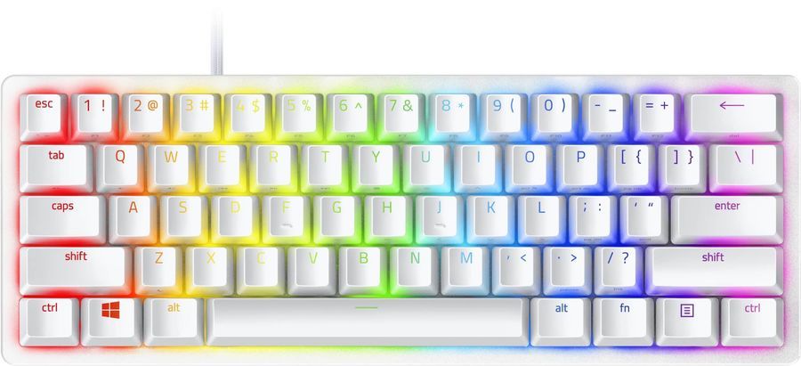 Клавиатура Razer Huntsman Mini - Mercury Ed. (Red Switch) - Russian Layout Razer Huntsman Mini