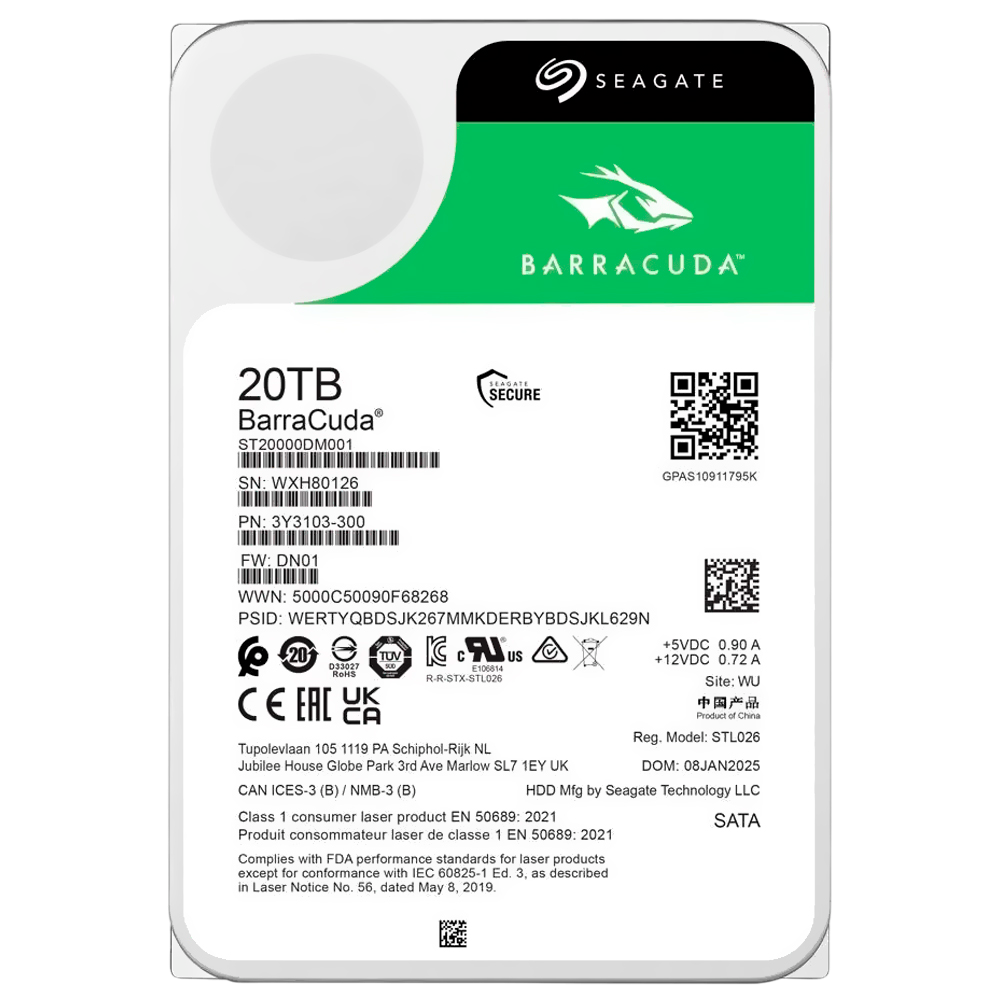 Жесткий диск Seagate ST20000DM001